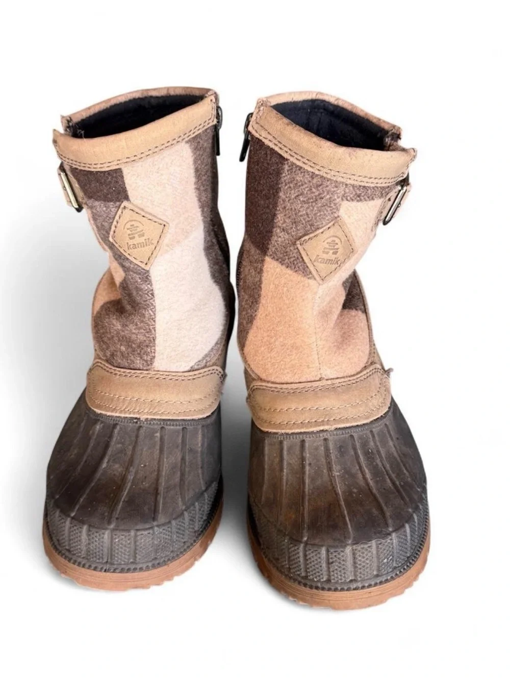 Kamik Avelle Plaid Winter Boots – Women’s Size 8